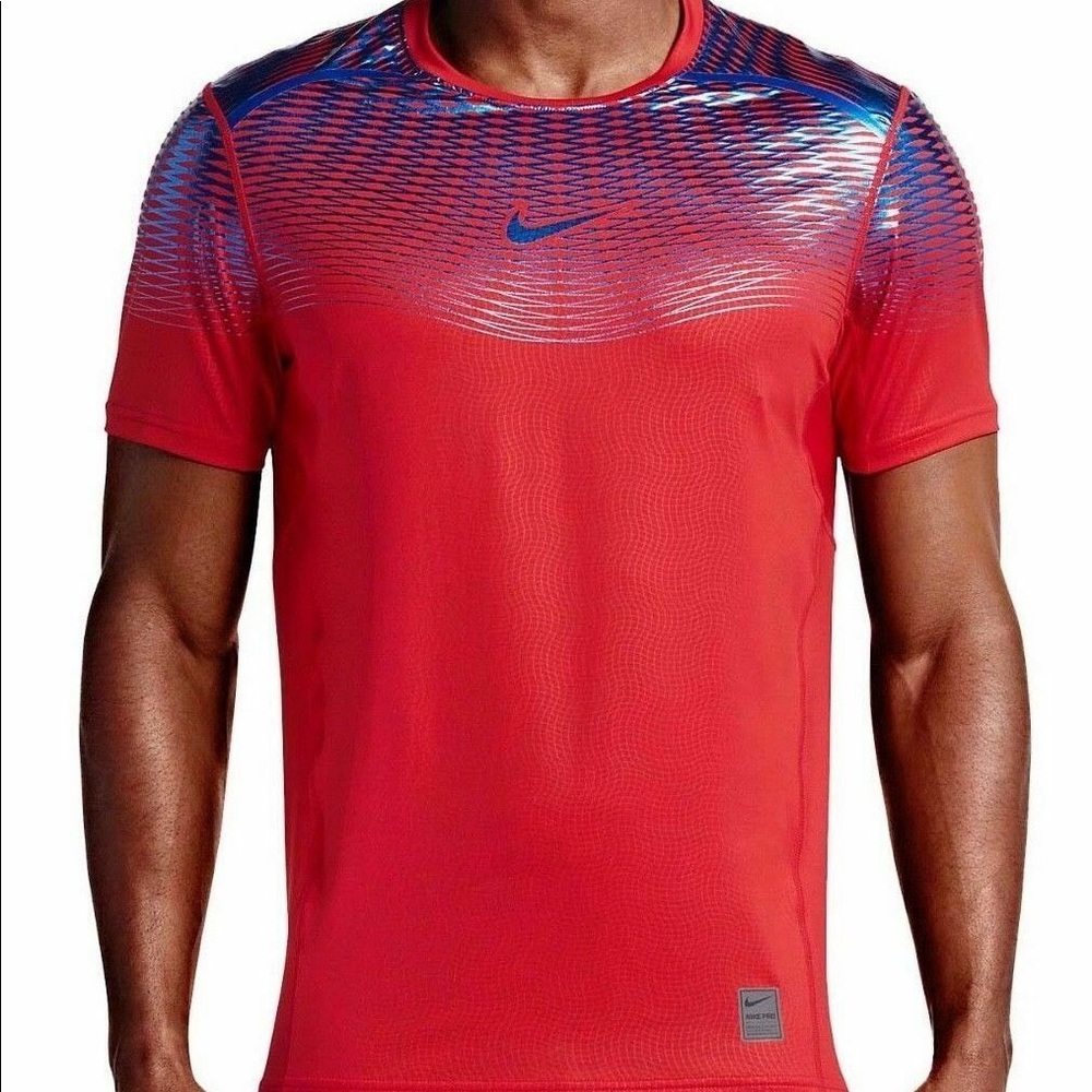 Nike PRO Hypercool Dri-Fit Shirt Red/Silver